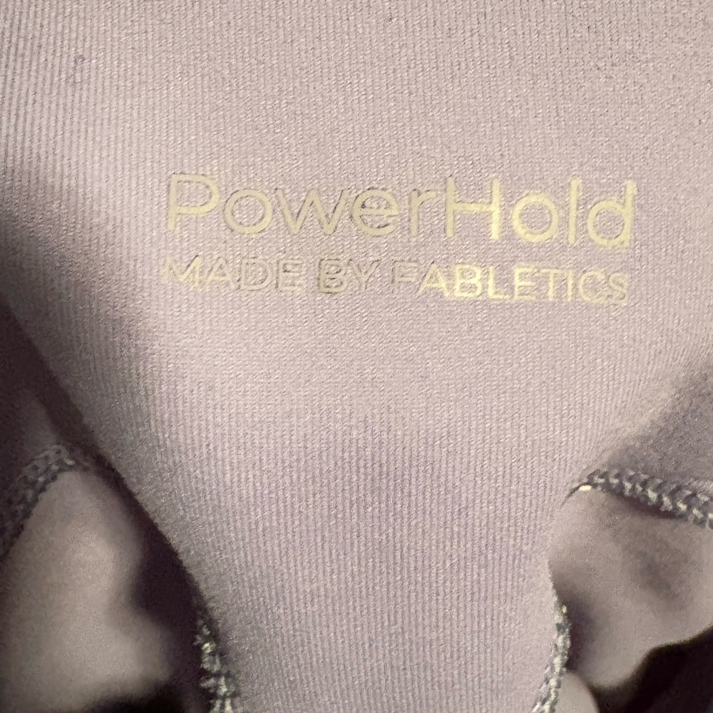 Fabletics Blue High-Waist Crisscross Pocket Leggings - Picture 7 of 7